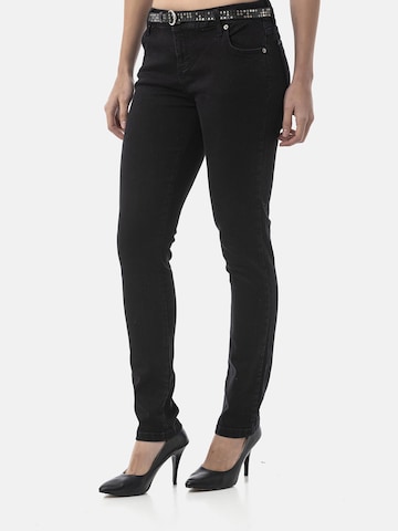 Coupe slim Jean 'WD542' CIPO & BAXX en noir