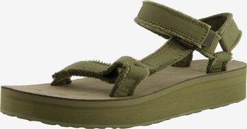 TEVA Hiking Sandals in Green: front