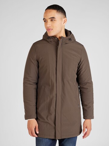 Matinique Winter jacket 'Deston' in Brown: front