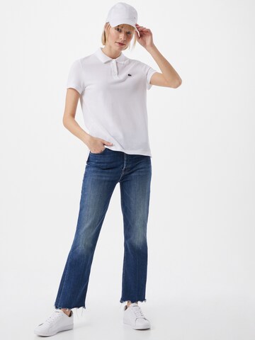 LACOSTE T-shirt i vit