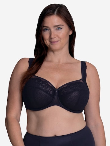 ROSA FAIA Minimiser Bra 'Selma' in Black