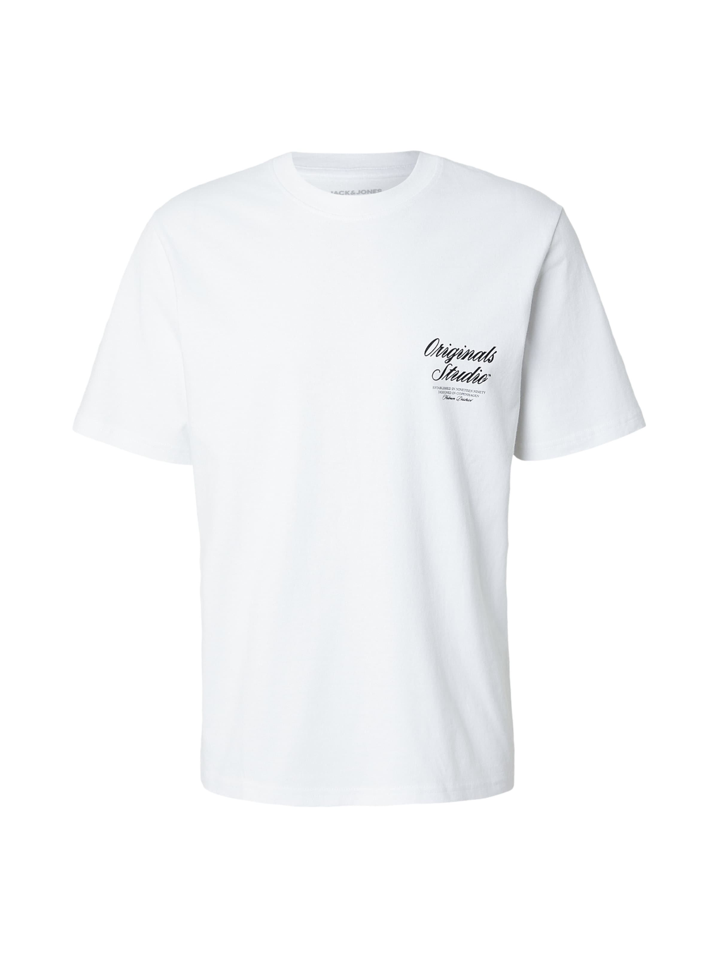 JACK & JONES Shirt 'JWHNORREBRO' in Wit: voorkant
