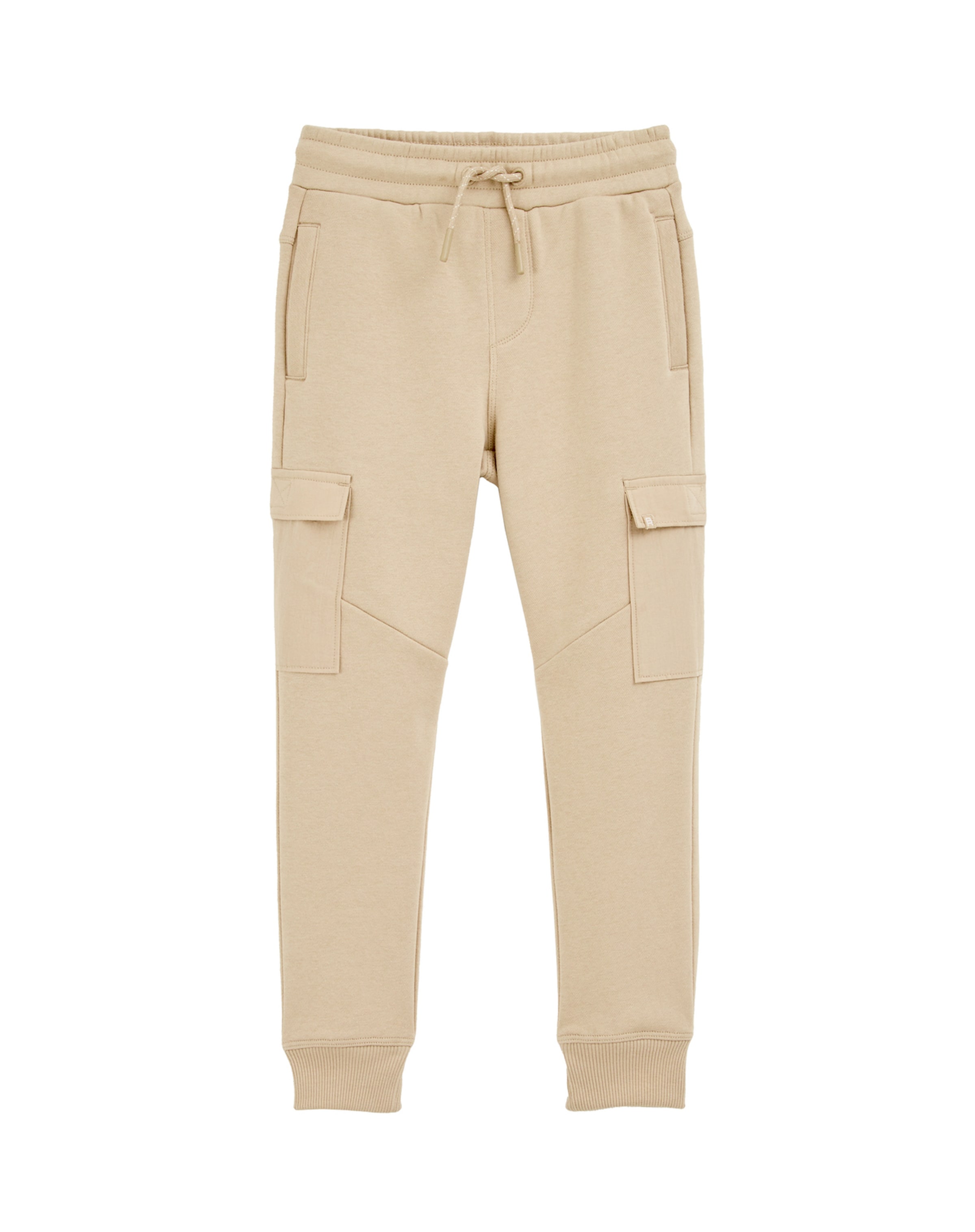 WE Fashion - Tapered Pantalón en beige: frente
