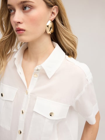 MOTIVI Blouse in Wit
