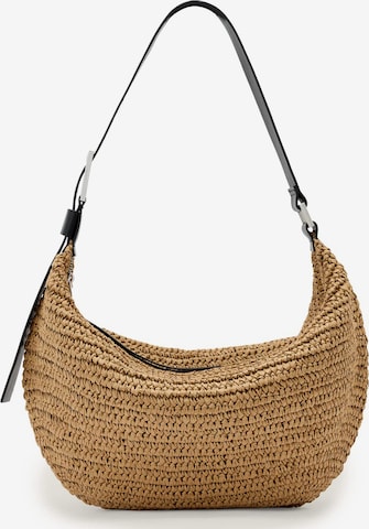 AllSaints Olkalaukku 'LUNA' värissä ruskea: etupuoli