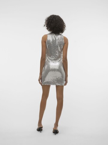 VERO MODA Kleid 'Kaje' in Silber