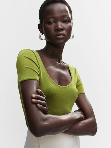 MANGO Shirt 'OPAL' in Groen