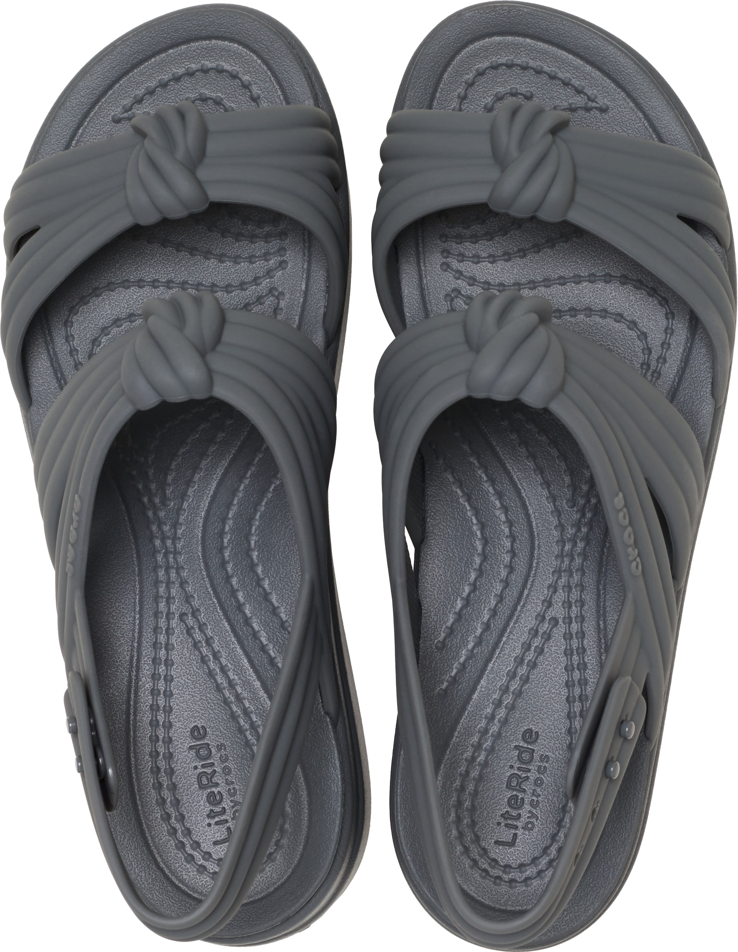 Crocs Sandals 'Brooklyn' in Grey