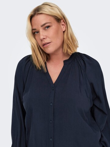 ONLY Carmakoma Bluse 'Kria' in Blau
