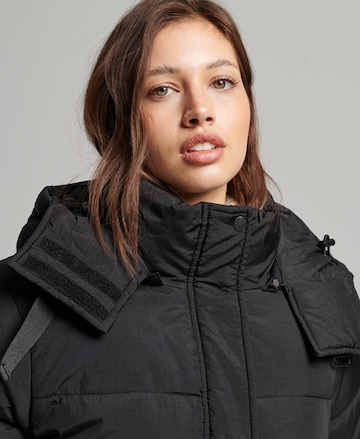 Superdry Winterjas 'EXPEDITION COCOON' in Zwart