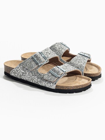 Bayton Pantolette 'Tracy' i silver