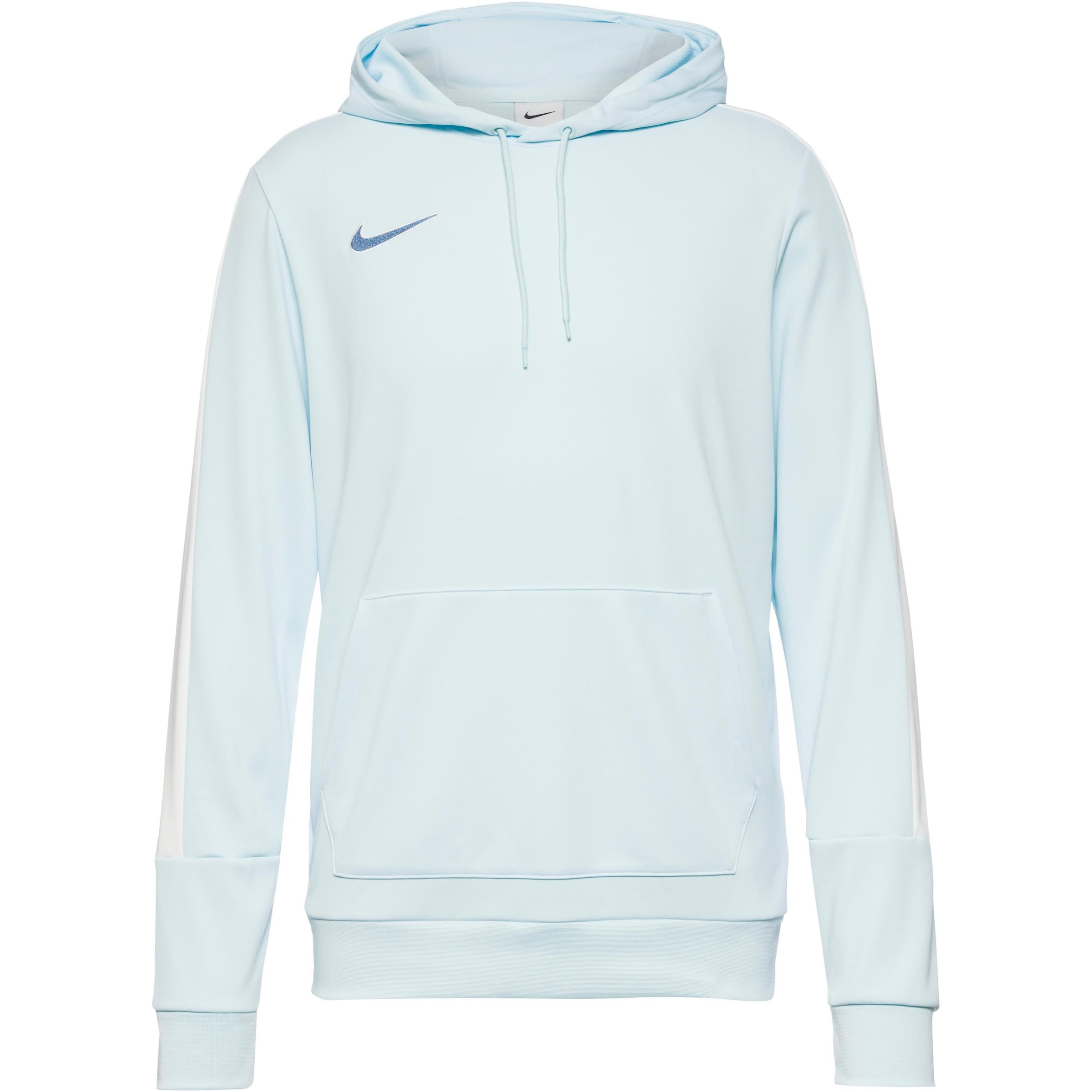 NIKE Sports sweatshirt 'Academy' in Pastel blue / Dark blue / White, Item view