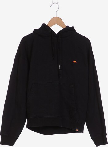 ELLESSE Sweatshirt & Zip-Up Hoodie in XL in Black: front