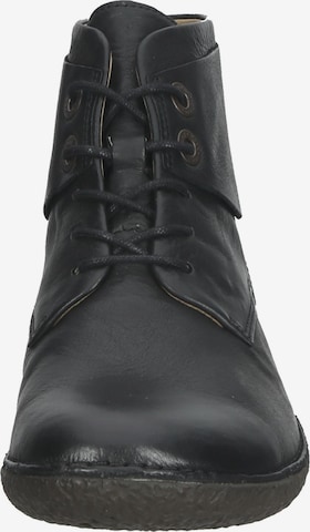 Kickers Lace-Up Ankle Boots in Black