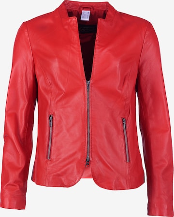 JCC Lederjacke 'Lida' in Rot: Vorderseite
