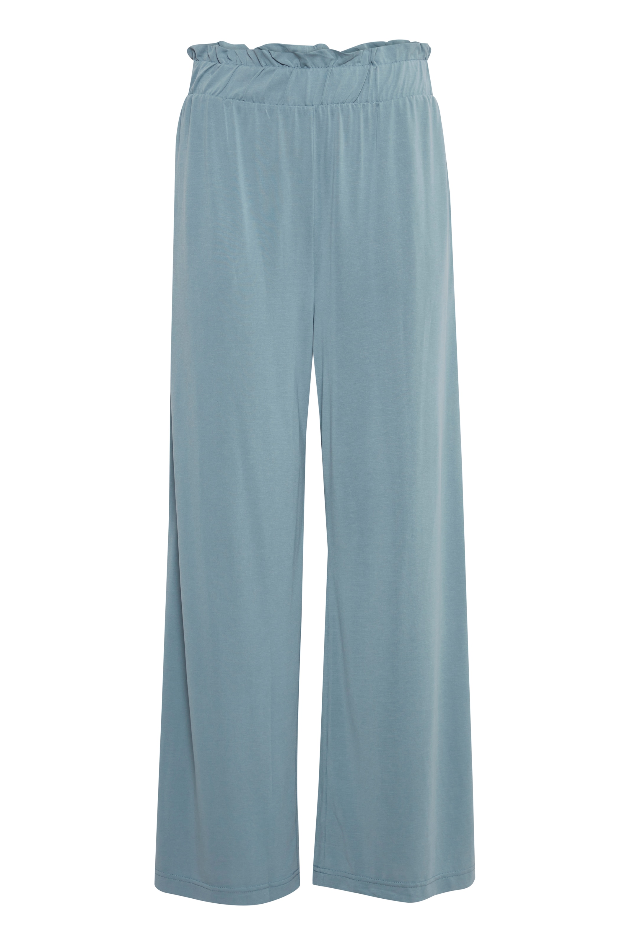 b.young Wide leg Broek 'PERL' in Blauw: voorkant