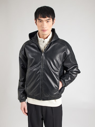 HOLLISTER Átmeneti dzseki - fekete: elől