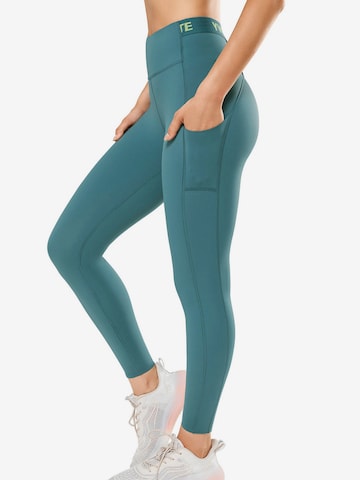 Skinny Pantaloni sport 'Power' de la Yvette Sports pe albastru