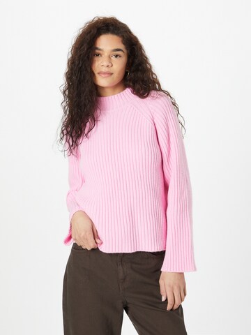 Kaffe Sweater in Pink: front