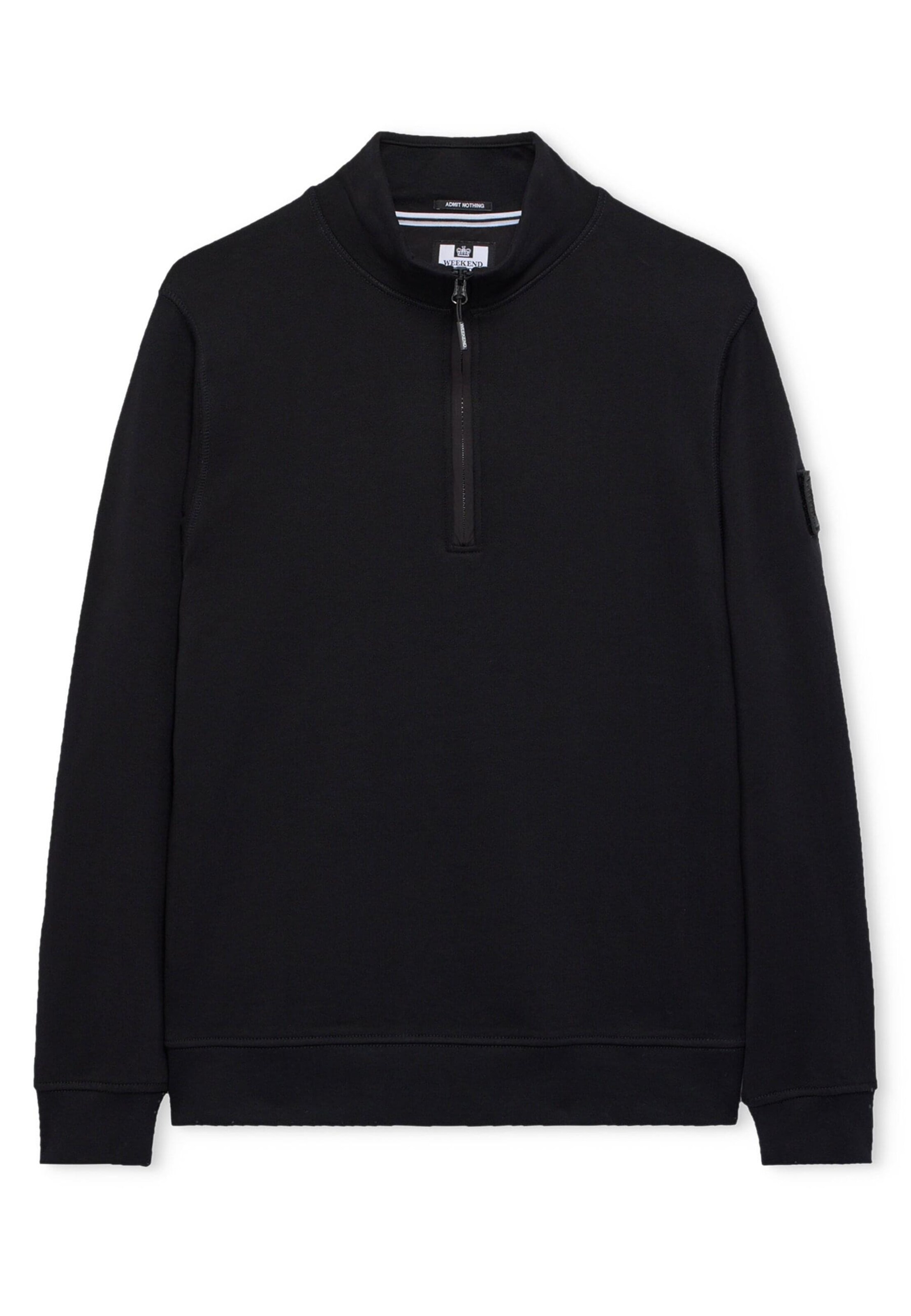 Weekend Offender Sweatshirt 'Kraviz' in Schwarz: Vorderseite