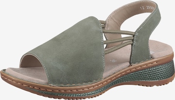 ARA Sandale 'Hawaii' in Grün: Vorderseite