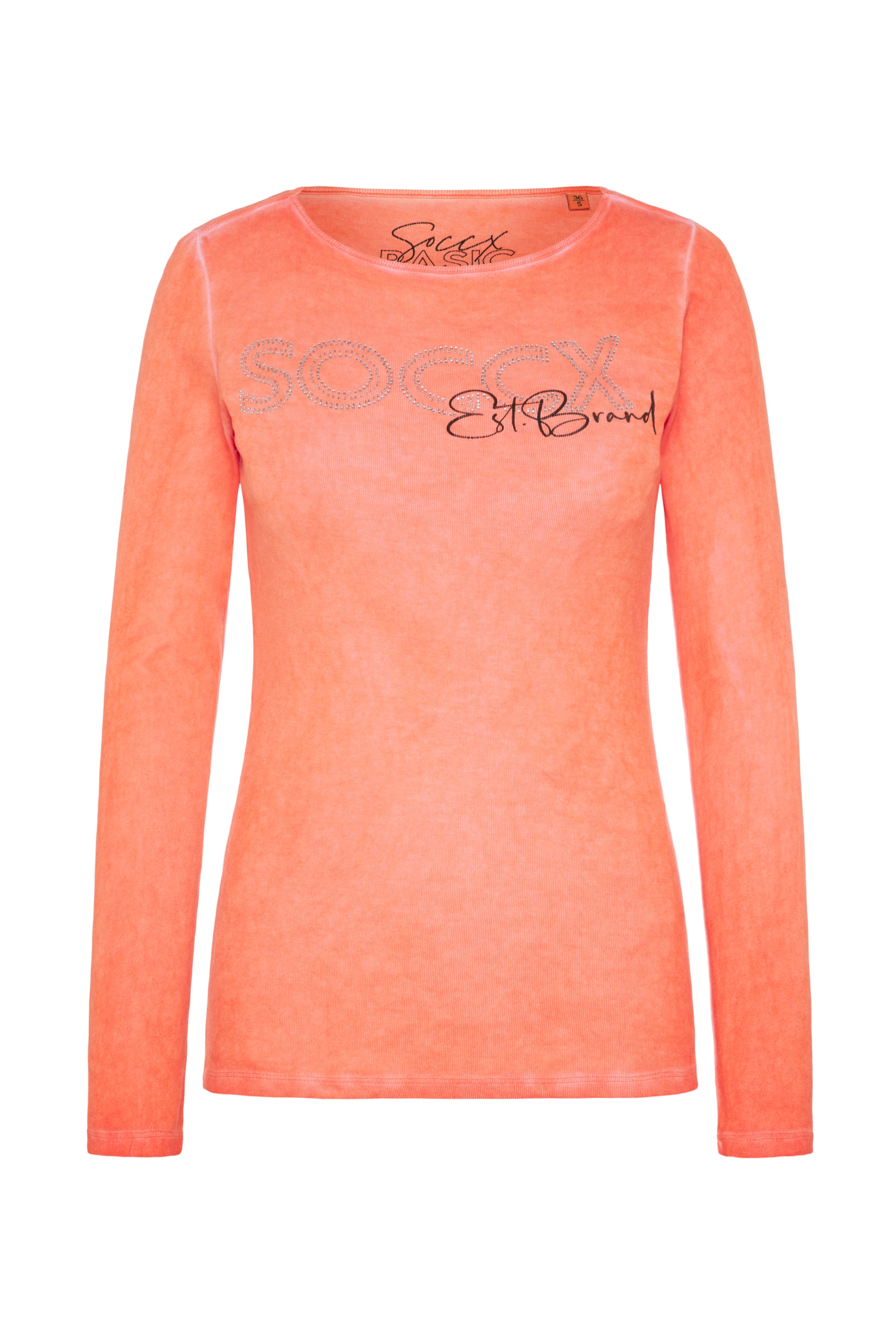 Soccx Póló - narancs: elől