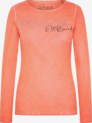 Soccx Shirt in Orange: predná strana