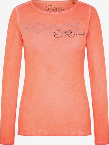 Soccx Shirt in Orange: front