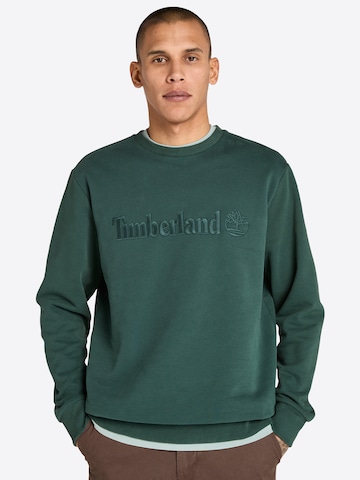TIMBERLAND Sweatshirt 'Hampthon' in Grün: Vorderseite