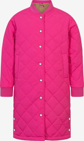 Derbe Coat 'Quiltby ' in Pink: front