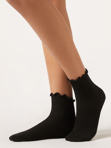 CALZEDONIA Socken in Schwarz: Vorderseite