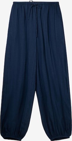 Bershka Tapered Housut värissä sininen: etupuoli