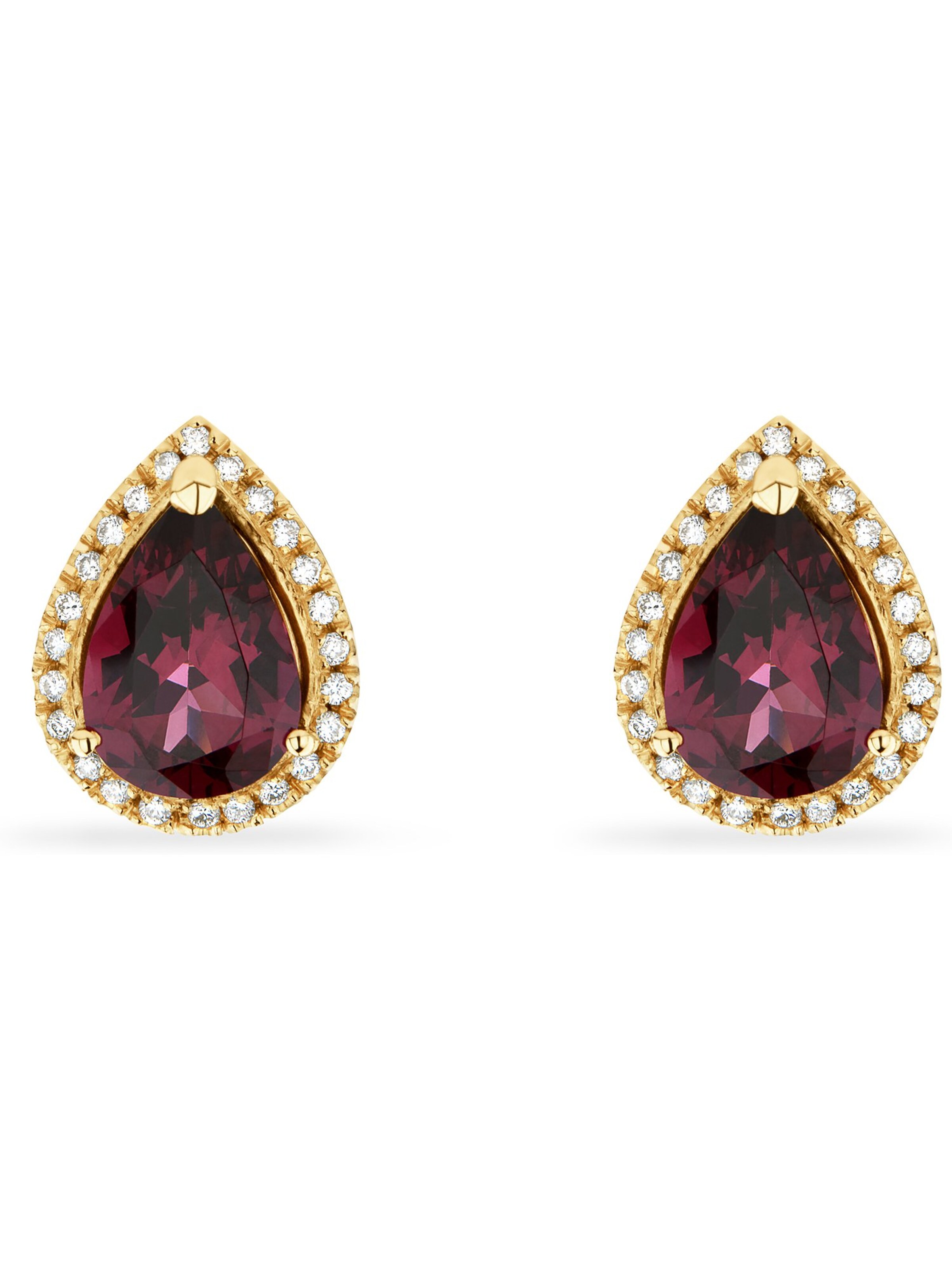CHRIST Earrings in Red