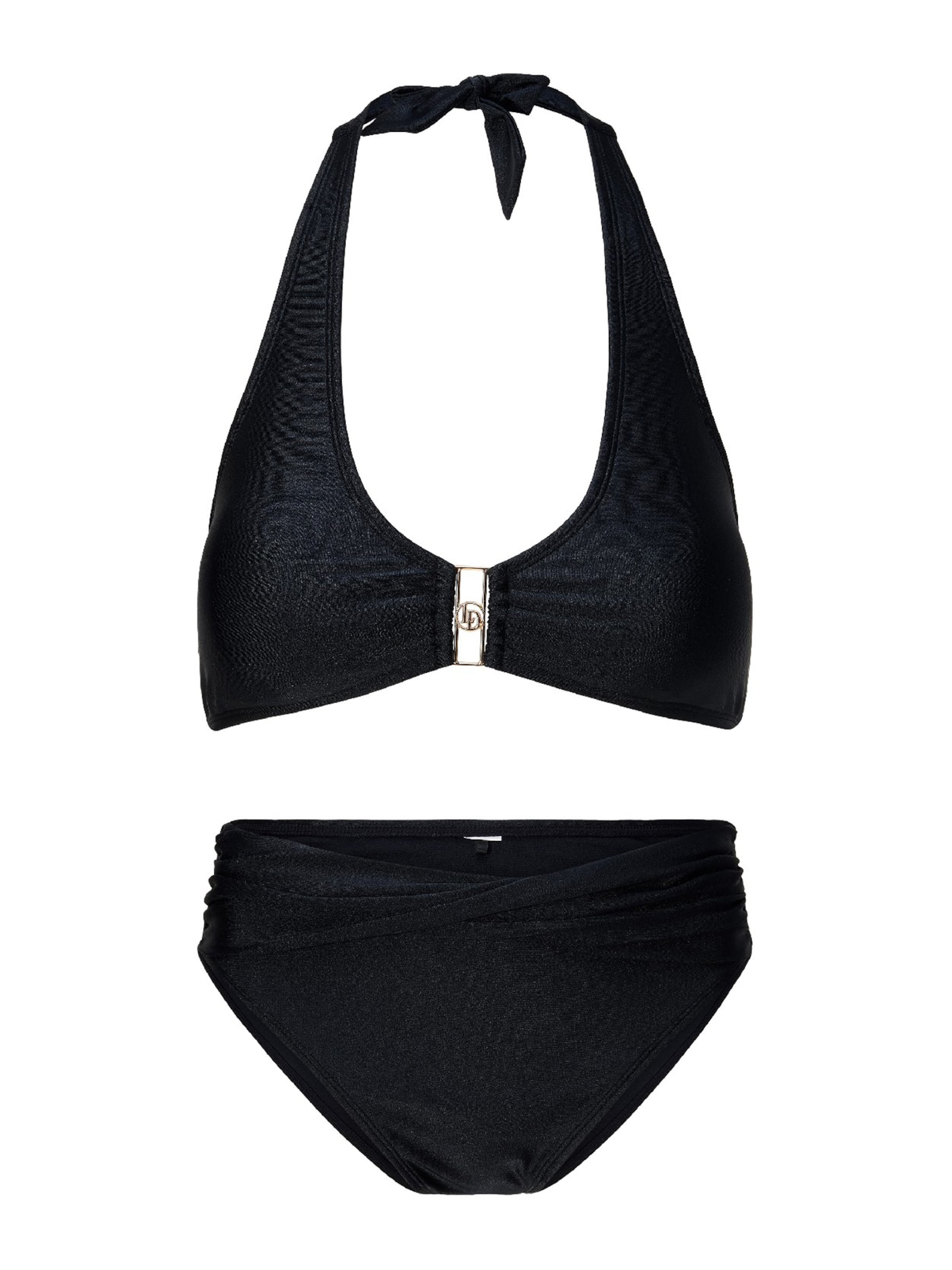 Triangolo Bikini di LingaDore in nero: frontale
