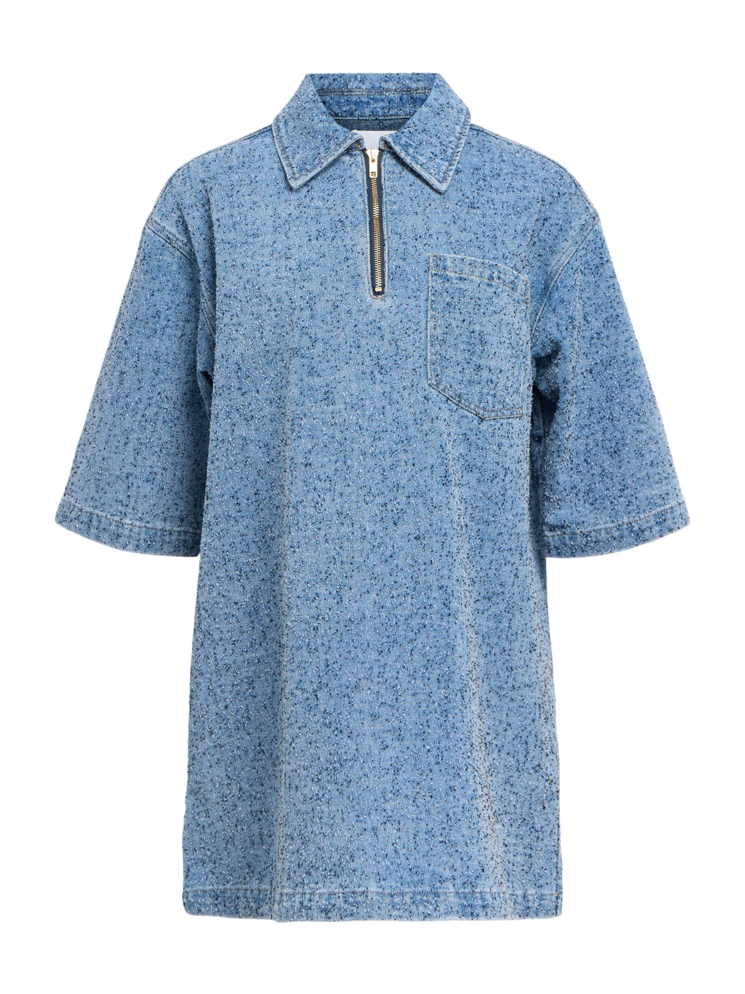 OBJECT Φόρεμα σε μπλε: μπροστά