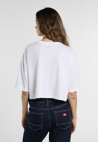 DICKIES Koszulka 'CLARKDALE' w kolorze biały