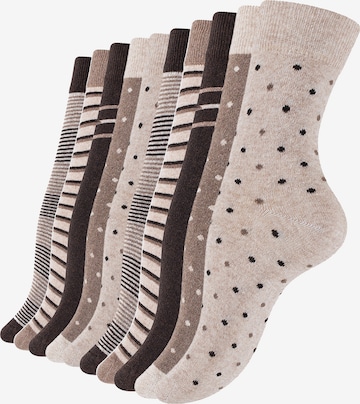 Vincent Creation Socks in Brown: front