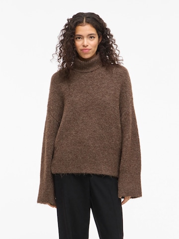 VILA Pullover 'VIMARLEY' i brun: forside