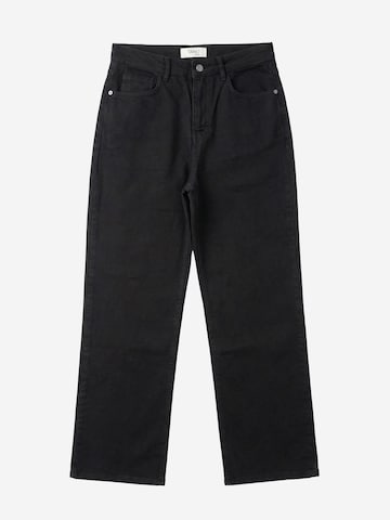 My fashion - Regular Calças de ganga em preto: frente