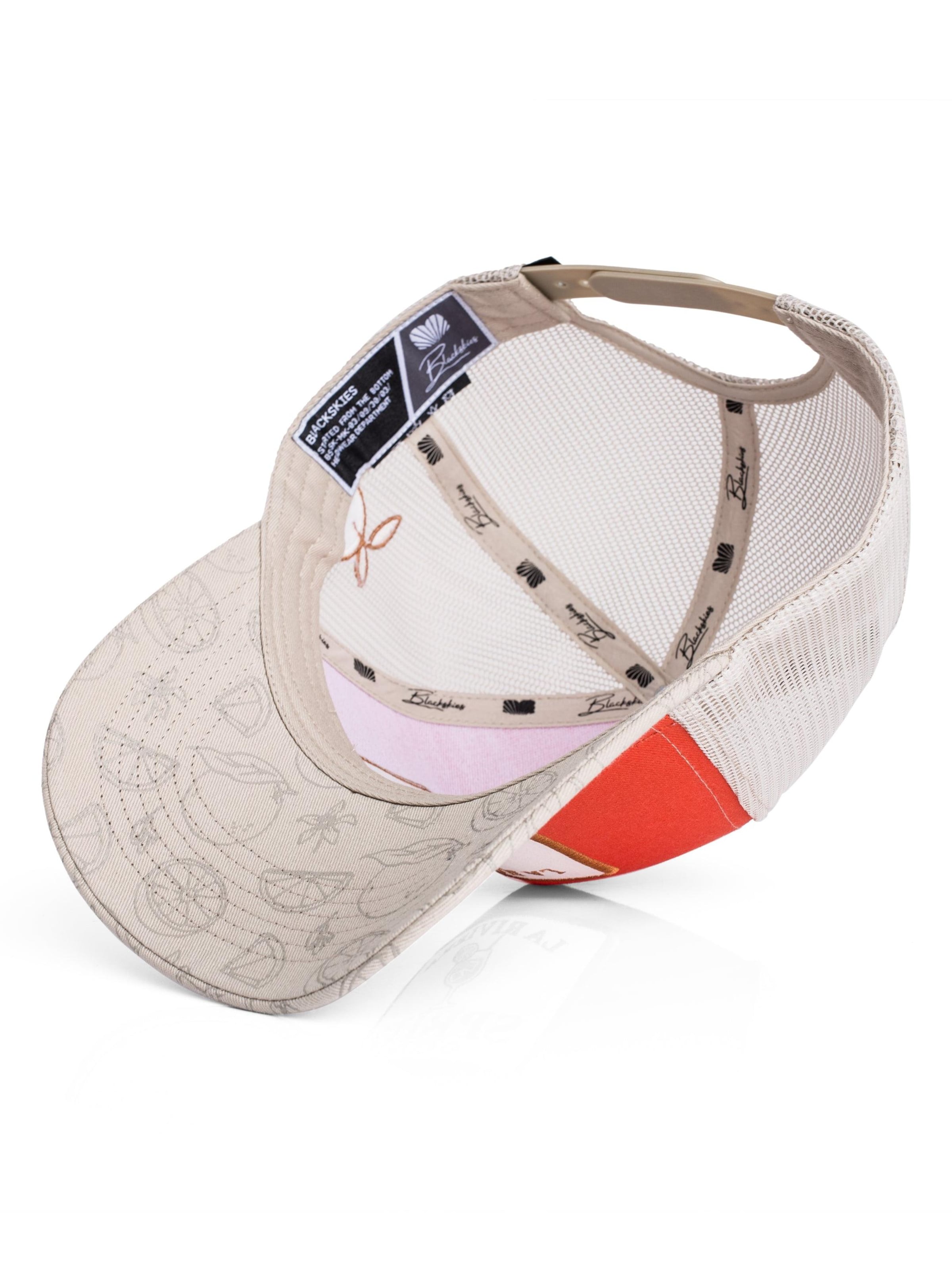 Blackskies Cap 'Spritz Trucker Cap'‌‌ in Orange