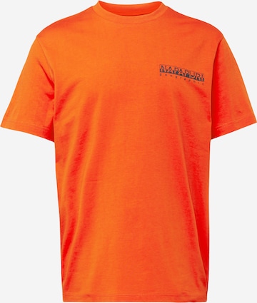 NAPAPIJRI - Camisa 'S-TAHI' em laranja: frente