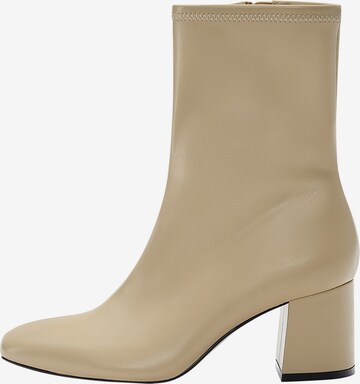 Pull&Bear Stiefelette in Beige