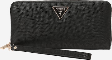 GUESS Wallet 'Alexie' in Black: front
