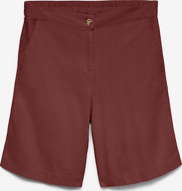 Pantalon 'VMMymilo' VERO MODA en marron : devant