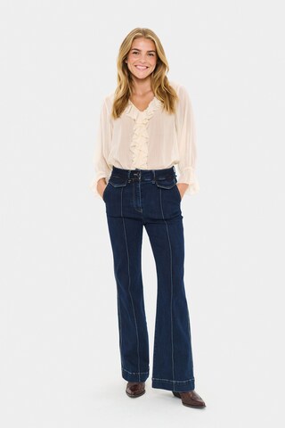 SAINT TROPEZ Flared Jeans 'Noe' in Blue
