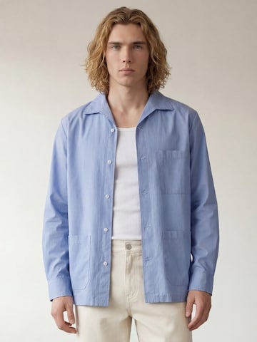 ARMIE Regular fit Overhemd 'Adam' in Blauw: voorkant