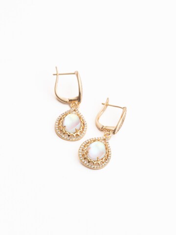 Secret Stones Earrings 'Honeymoon' in Gold