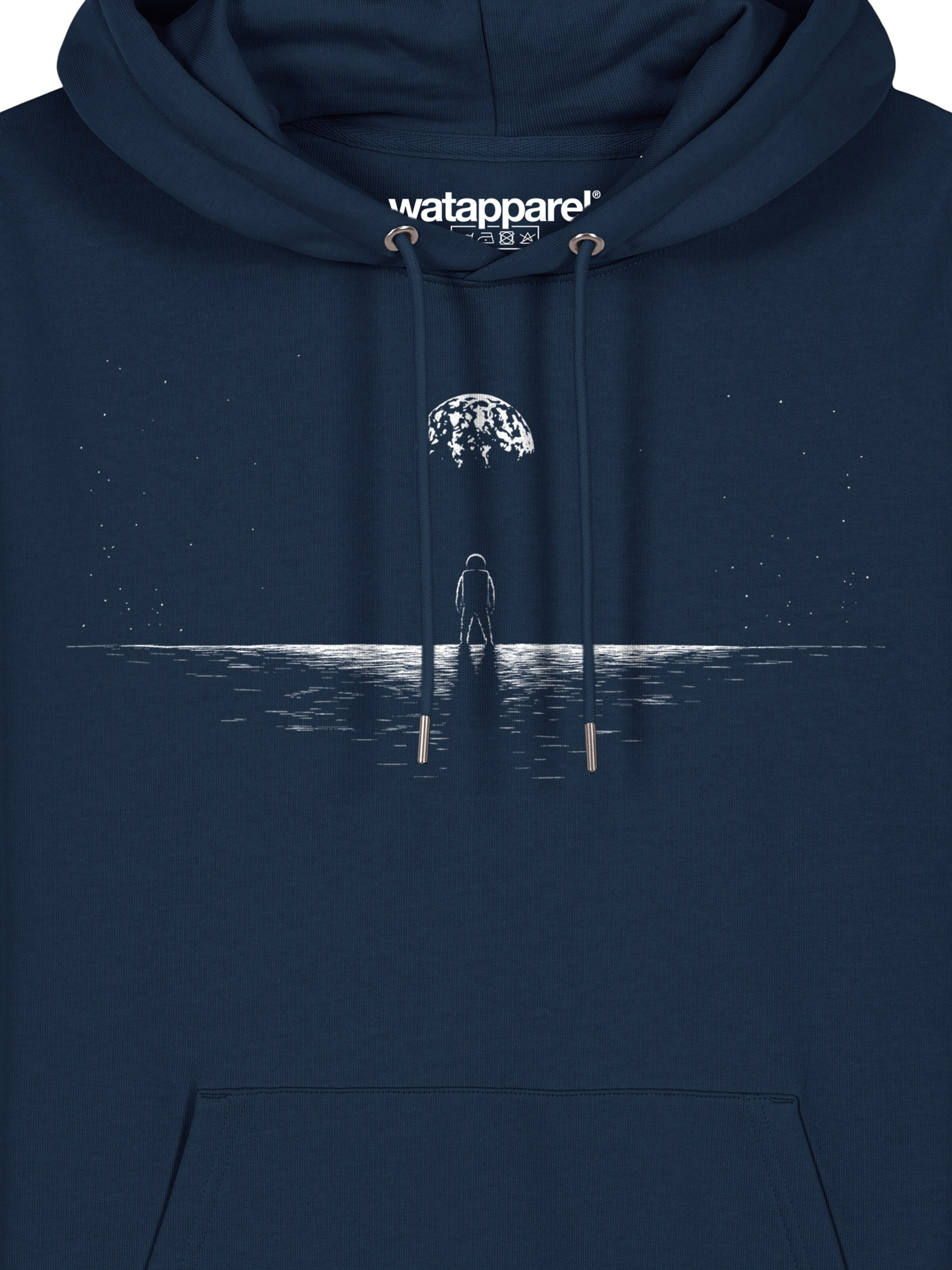 Watapparel Sweatshirt 'Lost in space' in Blau