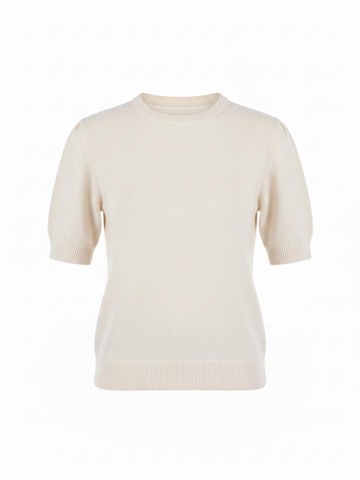WEARABLE STORIES Sweater 'Nina' in Beige: front