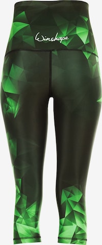 Winshape Skinny Športne hlače 'HWL202' | zelena barva